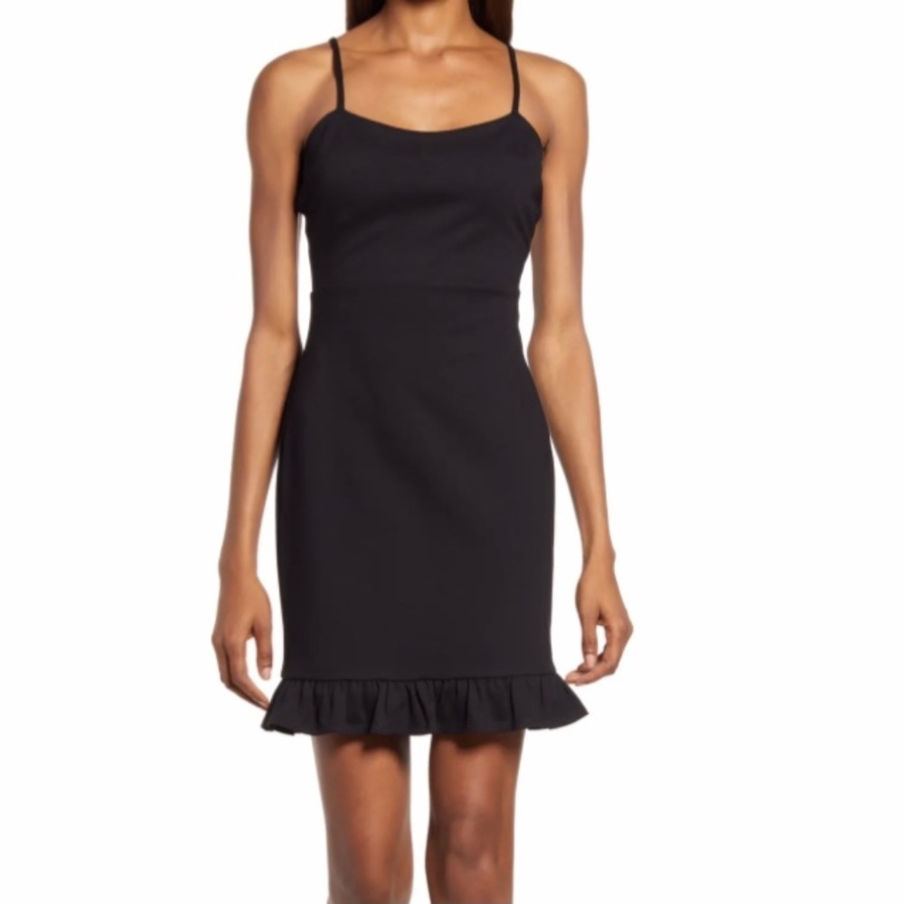 Lulu’s Black Cocktail Dress Size M
